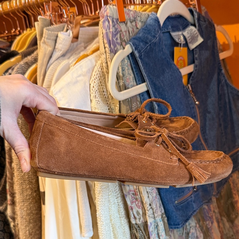 Jcrew Driving Loafers in Suede - Picture 2 of 5